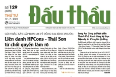 Báo Đấu thầu số 129 ra ngày 12/7/2023