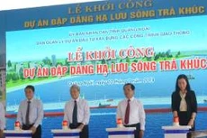 Lãnh đạo các cơ quan trung ương, địa phương ấn nút khởi công dự án ý nghĩa này