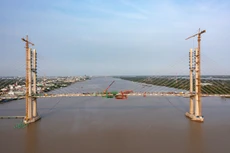 Dự kiến hợp long cầu Rạch Miễu 2 vào ngày 19/4 tới