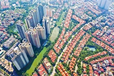 Nguồn cung đầu năm của thị trường bất động sản Hà Nội tập trung chủ yếu ở phía Tây và phía Đông Thủ đô. Ảnh: Lê Tiên