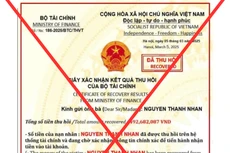 Cảnh báo việc giả mạo văn bản, con dấu, website và fanpage của Bộ Tài chính