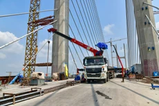 Cầu Rạch Miễu 2 đã đủ điều kiện để tiến hành hợp long. Ảnh: Hải An