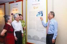 Tháng 6/2022, Hội Nhà báo Việt Nam và Bảo tàng Báo chí Việt Nam tổ chức tọa đàm “Nhà báo Phạm Quốc Toàn - tác giả và tác phẩm” nhân kỷ niệm 97 năm ngày Báo chí Cách mạng Việt Nam và tròn nửa thế kỷ làm báo của nhà báo Phạm Quốc Toàn. Ảnh: Nhà báo Phạm Quốc Toàn tự bạch tại cuộc tọa đàm