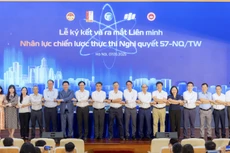 Lễ ký kết liên minh nhân lực Chiến lược thực thi Nghị quyết 57-NQ/TW