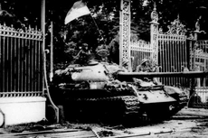 Bức ảnh “Xe tăng quân giải phóng tiến vào Dinh Độc Lập trưa ngày 30/4/1975” được ghi nhận như một biểu tượng về “Ngày chiến thắng” của nhân dân Việt Nam