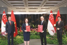 Việt Nam - Singapore thống nhất hợp tác về nâng cao năng lực trong việc xây dựng và phát triển khung pháp lý quản lý tài sản số tại Việt Nam