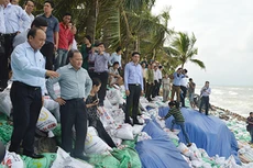 Chính phủ luôn quan tâm đến vấn đề xói lở biển Cửa Đại (Hội An). Ảnh: Báo Quảng Nam