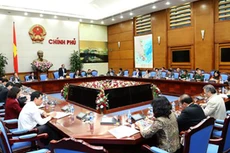 Cuộc họp thứ 5 của Ban Chỉ đạo về các giải pháp ổn định đời sống và sản xuất, kinh doanh cho nhân dân 4 tỉnh miền Trung bị ảnh hưởng sự cố môi trường.