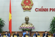 Phiên họp Chính phủ thường kỳ tháng 11/2016. Ảnh: VGP