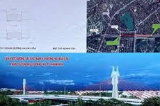 Phối cảnh Cầu vượt đường sắt Bắc-Nam và đường hai đầu cầu thuộc tuyến Đại lộ Đông Tây, thành phố Thanh Hóa ảnh: internet