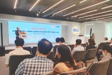 Quang cảnh Hội thảo Giới thiệu tổng quan về đổi mới sáng tạo đối với các đơn vị thuộc Bộ Kế hoạch và Đầu tư. Ảnh: Bích Thảo