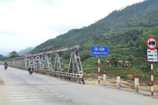 Tuyến đường 14D hiện nay có tiêu chuẩn kỹ thuật thấp, nhiều đường cong nhỏ, kết cấu mặt đường yếu, thường xuyên hư hỏng - ảnh internet