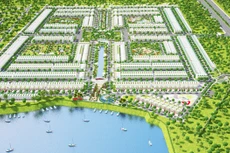 Phối cảnh Dự án Saigon Village - dự án nhà phố vườn ven sông, đang thu hút nhiều sự quan tâm của khách hàng TP.HCM do Công ty Bất động sản Danh Khôi Á Châu phân phối