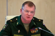 Phát ngôn viên Bộ Quốc phòng Nga Igor Konashekov. Ảnh: AP