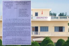 Công trình Cải tạo đê chắn sóng cảng Phú Quý nằm trong diện các dự án khởi công mới từ năm 2016. (Ảnh nhà thầu cung cấp)