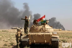 Các lực lượng Iraq tiến công vào Mosul (Ảnh: UPI)