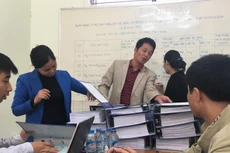 Trong 3 đối thủ được đánh giá là nặng ký, có tới 2 nhà thầu “quen”, từng trúng nhiều công trình trên địa bàn tỉnh Vĩnh Phúc. Ảnh: Bích Thảo