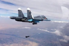 Không quân Nga không kích phiến quân IS ở Syria. Ảnh: RT.