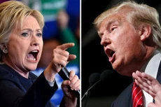 Ứng viên tổng thống Mỹ đảng Dân chủ Hillary Clinton và đối thủ đảng Cộng hòa Donald Trump. Ảnh: Reuters