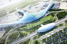 Một đồ án kiến trúc được Hội đồng thi chấm giải cao trong đợt thi tuyển kiến trúc vừa qua. Ảnh:Hữu Công.