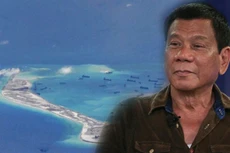 Tổng thống Duterte nói sẽ không đề cập vấn đề bãi cạn Scarborough khi thăm Trung Quốc. Ảnh: ABS-CBN.