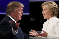 Cuộc tranh luận 'ăn miếng trả miếng' đến tận giây cuối Trump - Clinton