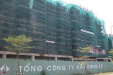 CC1 treo thưởng thi đua trên công trình