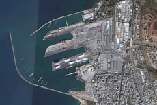 Ảnh vệ tinh quân cảng Tartus của Nga ở Syria. Ảnh: DigitalGlobe