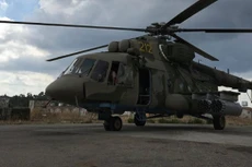 Trực thăng Mi-8 của Nga ở căn cứ Hmeymim, Syria. Ảnh: Sputnik