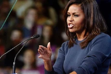 Phu nhân tổng thống Obama. Ảnh: AP