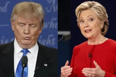 Ứng viên tổng thống đảng Cộng hòa Donald Trump (trái) và đảng Dân chủ Hillary Clinton. Ảnh: Reuters.