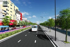 Phối cảnh tuyến đường Tam Trinh.