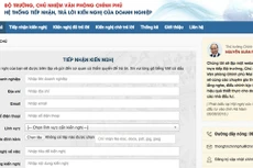 Chính phủ mở thêm Website để lắng nghe doanh nghiệp