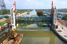 Nhiều công trình ngăn mặn tại Đồng bằng sông Cửu Long đang phát huy hiệu quả. Ảnh minh họa: Tấn Phong