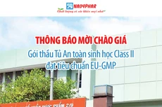 Công ty Cổ phần Dược phẩm 2/9 mời chào giá