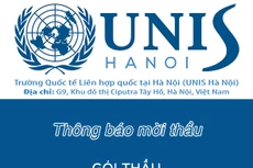 Trường Quốc tế Liên hợp quốc tại Hà Nội thông báo mời thầu Gói thầu Cung cấp dịch vụ chăm sóc cảnh quan, thuê cây và kiểm soát dịch hại