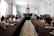 Toàn cảnh buổi làm việc. Ảnh: MPI