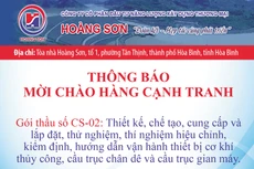 Công ty cổ phần Đầu tư năng lượng xây dựng thương mại Hoàng Sơn mời chào hàng cạnh tranh