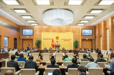 Toàn cảnh Phiên họp thứ 29 của Ủy ban Thường vụ Quốc hội. Ảnh: Nam An