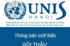 Trường Quốc tế Liên hợp quốc tại Hà Nội thông báo mời thầu