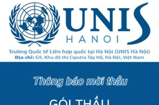 Trường Quốc tế Liên hợp quốc tại Hà Nội thông báo mời thầu Gói thầu Hoàn thiện lớp học
