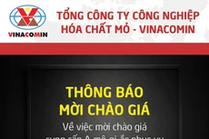 Tổng công ty Công nghiệp hóa chất mỏ - Vinacomin thông báo mời chào giá