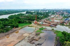 Gói thầu số 32 (xây dựng) Đoạn từ nút giao 25B đến cuối tuyến thuộc Dự án Vành đai 3 TP.HCM đoạn qua tỉnh Đồng Nai có giá dự toán 889,698 tỷ đồng. Ảnh: Tiên Giang