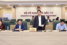 Thứ trưởng Bộ Kế hoạch và Đầu tư Trần Duy Đông phát biểu tại cuộc họp. Ảnh: Minh Trang
