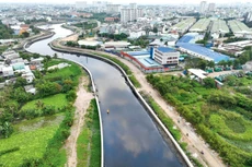 Năm 2024, Dự án kênh Tham Lương - Bến Cát - rạch Nước Lên được bố trí 2.300 tỷ đồng, đã giải ngân được 456,943 tỷ đồng, đạt 19,87%. Ảnh minh họa: Song Lê