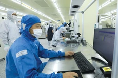 Chỉ số sản xuất toàn ngành công nghiệp (IIP) tháng 1/2024 ước tính giảm 4,4% so với tháng trước và tăng 18,3% so với cùng kỳ năm 2023. Ảnh: Tuấn Anh