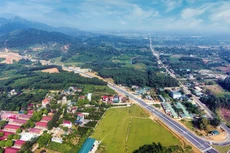 Toàn cảnh tuyến đường BOT Hòa Lạc - Hòa Bình do Tổng công ty 36 là chủ đầu tư và thi công