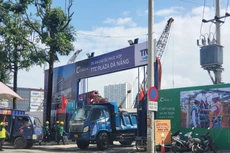 Dự án cao ốc phức hợp TTC Plaza Đà Nẵng đã bắt đầu được thi công xây dựng. Ảnh: Hà Minh