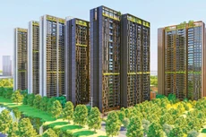 Phối cảnh Dự án Lumi Hanoi của Tập đoàn CapitaLand tọa lạc gần trung tâm hành chính mới phía Tây Thủ đô. Ảnh: Duy Hiệu