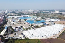 Theo CBRE Việt Nam, trong 3 năm tới, giá thuê đất khu công nghiệp dự kiến tăng 3 - 9%/năm ở miền Bắc và tăng 3 - 7%/năm ở miền Nam. Ảnh: Tường Lâm